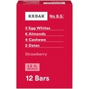 RXBAR Protein Bárok, 12g Protein, Gluten Free Snack, Strawberry, 22oz Box (12 Bárok)