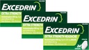 Excedrin Pain Relief Caplets, Extra Strength 24 Ea (3-as csomag)