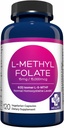 MD Life L- Metilfolát 15 mg kiegészítés - Professional- Grade Active L Metilfolát kiegészítés - 120 kapszula - L- Metilfolát 15mg - Maximális potencia MTHFR W / Essential Amino Acides