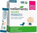 Welents Organic Probiotic Stick Packs - 124; Supports Digestive and Immune Health for Infants, Babies and Toddlers - 124; Flavless and Easy to Use - 124; Non- GMO and Top 9 Allergen Free - 124; 30ct