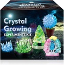 UNGLINGA Crystal Growing Experiment Science Kits for Kids, S.T.E.M Projektek Tanulás Educational Játékok ajándékok ötletek a fiúk lányok, Grow 5 vibráló kristályok készítő Kit