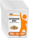 BulkSupplements.com Astragalus kivonat por - Astragalus Root, Astragalus kiegészítés - Vegan & Gluten Free, Astragalus Powder - 500 mg / Serving, 1 kg (2,2 kg) (5 db-os csomag)
