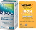 Vitron- C nagy hatásfokú vaskiegészítés, 60ct és Mag- Ox 400 Magnézium ásványi kiegészítés 60ct