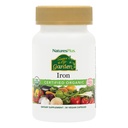 NaturesPlus Source of Life Garden Certified Organic Family Iron 18 mg Cap - 30 Vegan Capsules - Plant- Based Iron Supplement - Támogatja az egészséges vért - vegetáriánus, gluténmentes - 30 Servings
