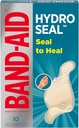 Band- AID Brand Hydro Seal Adhezive Vízálló kötszerek, Hydrocoloid Gel Patch az elsősegély, gyorsabb gyógyítás a kisebb buborékok, Cuts & Scrapes, 10 gróf