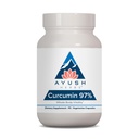 Ayush Kräuter Curcumin 97% - Curcumin Ergänzungen, Premium Turmeric Root Supplement, Curcuminoide für Frauen und Männer, Erwachsene, Premium Joint Support, Stärke & Vitalität - 90 Vegetarische Kapseln (1 Zähler)