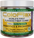 Organic Flaxseed Fiber + probiotic Gummeumes - 124; Székrekedés enyhítése és szabályszerűsége Felnőttek görcse nélkül, oldható és oldhatatlan Triple- Fiber Vegan Gumies - 30 szerváció