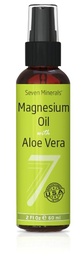 Hét ásványi tiszta magnézium olaj spray - Gyógyszerészeti (USP) Grade, Legnagyobb Erő - Mined in The USA