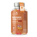 maxmedix Kids Multivitamin Gumies with Omega 3 6 9 - 120 Gumies (60 Servings) - Essential Kids Vitamin A, C, D & B12, Ásványok és tápanyagok - Natural Raspberry & Orange Flavor - Third- Party Tested