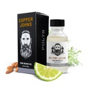 Copper Johns Premium Beard Oil for Men - Natural Formula with Jojoba & Castor Oil - Lightweight Non- Greasy Beard Moisturizer - Softens, Hydrates & Tames Frizz - Polys- Bergamot & Cherry Almond 1 oz