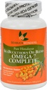 Seabuck Wonders Sea Buckthorn Oil Blend - 500 mg - Omega 7 Complete - Natural - Gluten Free - 120 Softgels (2-es csomag)