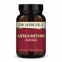 Dr. Mercola Organic Astaxantin - 4 mg Astaxantin - Erőteljes antioxidáns támogatás - Szerves mikroalgakivonat - Non- GMO, Gluten- Free & Soy- Free - 90 kapszula (90 adag)