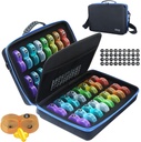 Monthly Pill Organizer Box 2 Times egy nap, Monthly Pill Box AM PM with 32 Daily Pocket Case, Traval Pill Box with Portable Hard Case, Extra nagy Medicine Box Holds Vitamin, Cod máj olaj & Supplement