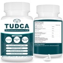2200MG TUDCA kiegészítők - Bile Salts kiegészítő komplexum máj méregtelenítő és tisztítás, epehólyag tisztítás, emésztési egészség 60 kapszula