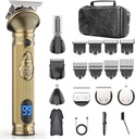 Beard Trimmer for Men, Travel Electric Shavers for Men with Case, Cordless Hair Clipper, Mens Grooming Kit for Musche Body Orr Arc - 180 Mins Shawing, Ajándékok neki & Apa