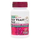 Natings Plus Herbal Actions Red Yeast Rice, kibővített Release - 600mg, 30 Vegán tabletta - Gyógynövény kiegészítés - vegetáriánus, gluténmentes - 30 Servings