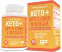 Tisztán optimális Keto + ACV Kapszulák BHB - Támogatja az energia, tisztítás, és emésztési egészség - Advanced Keto Supplement for a Balanced Lifestyle - 90 kapszula