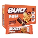 Épített bár, Puff Protein Bárok, Mogyoróvaj Puff, 17g Protein Snack, On- The- Bars, Csak 150 kalória, 6g Sugar, Collagen, Gluten Free, 12 gróf