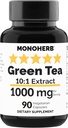 MONOHERB zöld teakivonat 1000 mg - 90 Vegetáriánus kapszula