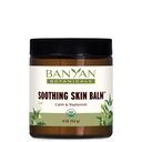 Banyan Botanicals Beruhigende Hautbalsam – Bio-Kräuterhautpflege Salve mit Neem Blatt und Vetiver – Kühl- und beruhigende Balsam für natürliche Hautgesundheit – 4 Unzen – Non GMO Sustainable Sourced Petroleum Free