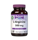 Bluebonnet Nutrition L- Arginine 500mg, Free-Form Amino Acid, Nitric Oxide Precistor *, Soy- Free, Gluten- Free, Non- GMO, Kosher Certified, Vegan, 100 Növényi kapszula, 100 adag, Fehér