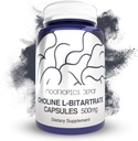 Kolin L- bitartarát Kapszula 500mg (180 Count)