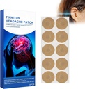 Tinnitus foltok, 10 PCs fültapasz Tinnitus, fülfájdalom tapasz, hallásgyengeség, viszkető fül / nem szőtt szövet tapasz (10PCS)