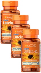 Puritan 's Pride Lutein 40 Mg Zeaxantin-nal, segíti a szem egészségét *, egész Bean, 60 Ct, (3-as csomag)