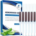Hämorrhoid-Behandlung Suppository für Fissure Discomfort: Nature Hemorrhoidal Shrinking Gel - Schnelle beruhigende Heilung Juckreiz Schmerzen Relief (Aloe, Packung 6)