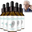 Tinnitus Relief for Ringing Fülek, Zencortex Cortex Fülcseppek, Zencortex Tinnitus, Segíti a dobhártya egészség, Promotes hallástisztaság, palack 30 napig (5 csomag)