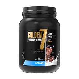 Maxler Golden 7 fehérje keverék - fehérje por izmokra Gain & Recovery - Tejcsokoládé fehérje por 2 lb