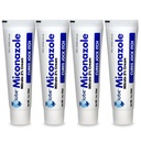 Globe (4 csomag) Miconazole Nitrate 2% gombaellenes krém, Gyógyszerek legtöbb atléta láb, Jock Itch, Ringwork és több. 1 OZ Tube