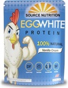 TradeKing 1 LB Tojás Fehér fehérje por forrás táplálkozás - 25 Nagyi fehérje, Épület Lean Muscle, Tejmentes - Vanilla Cream