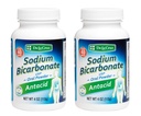 De La Cruz tiszta nátrium-bikarbonát por - Só Soda és sütés por alumínium mentes antacid a Heartburn & emésztési - csomagolt USA - 4 OZ. (2 palackok)