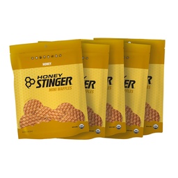 Méz Stinger Organic Mini Méz Gofri, Energy Stroopwafel a testmozgás, Tartósítás és teljesítmény, Sport Táplálkozás Otthon & Edzőterem, Pre and Post Edzés, 5 Bags, 26.5 Ounce