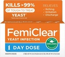 FemiClear 1- Day Dose Eastern Infection, 124; Eastern Infection Relief, 124; Homeopátiás megoldás a női egészségre Élesztőfertőtlenítő, 1 applikátor és 0.5oz Kenőanyag