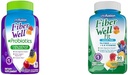 Vitafusion Fiber well + probiotikumok 60 Count and Fiber Well Fit 90 Count Gummy Vitamin Bundles