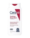 CeraVe Beruhigende Körperspülung für trockene Haut, Duschöl für empfindlich, trocken, juckend, und Eczema-Prone Haut, Duft Free & Paraben Free & Sulfate Free, 10 Unzen