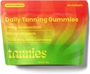Tanning Gummeumeae 124; Natural Tanning Supplement with Astaxanthin, Lycopene & Beta Carotene d.o.124; Vegan, Non-GMO d.o.124; Boost Melanin for Radiant Skin Department 124; 30- Day Supply for Skin Health & Glow