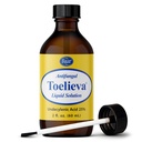 Baar Termékek - Toelieva gombaellenes folyékony oldat - 25% nem decilénes sav, Szerves olívaolaj, Grapefruit magkivonat - Maximális hatáserősség - Fungs Under & Abound Toenails - 2 oz