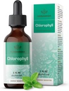 HERBAMAMA Chlorophyll folyékony cseppek - Vegan klorophyllin kivonat Detox & Cleanse - Non-GMO, Alkohol & Sugar-mentes antioxidáns kiegészítés immuntámogatás, 28 napos ellátás