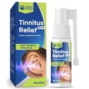 Tinnitus Relief for Ringing Fülek, Tinnitus Relief Fülcseppek, Natural Tinnitus Rëliëf Spray, Csökkentse fül zaj és javítása hallás, 30 ml