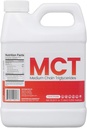 Glicerin Szállító MCT olaj - 1 liter (33.33 Oz.) Élelmiszer-osztály - Nem GMO - Halal - Vegan - Fenntartható Palm Derived - tinktúrák, sport táplálkozás, keto vagy paleo diéta, tiszta energia