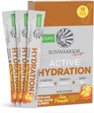 Napharcos Hydration Powder Electrolyte Packets Powder B12 Elderberry, 124; Juicy Ananász ízesített 18 Stick Packs 126g Pouch, 124; Vegán és Plant- alapú cukor mentes