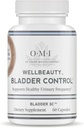 OMI WellBeauty Bladder Control, Clinically Proven to Support Húgyúti Gyakoriság, Csökkentése Fürdőszoba látogatások, 60 Veggie kapszula