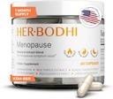 Meno- Menopause Hormonal Balance für Frauen, Estrogen Soy Isoflavones Menopause Supplement für Frauen, Heilige Basilikum, Ashwagandha, Black Cohosh Hot Flashes Menopause Relief (60 Kapseln)