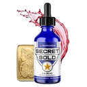 FWS kolloid arany folyadék cseppek, Felemelkedés meditáció Spirituális Segély Brain Boost, Enhance Tudatosság Clarity Dreams Intuation, Készült 99,99% Tiszta svájci arany, 100 ppm, Ruby Red, Real 24K