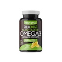 Ultimate Strength Plant Based Omega 3 Supplement, Vegan Omega 3 Supplement, Organic Omega3 Fatty acids EPA & DHA kiegészítők a hideg sajtolt algaolaj, Omega3 Algae alapú kiegészítők, 120 Softgels