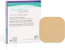 ConvaTec DuoDERM Extra vékony Control Gel Formula 4 "x4" Hydrocholoid Sterile Addesive Dressing for Superficial Weunds, Low Friction, Latex- Free, Waterproof, Square, Beige, 10ct Box