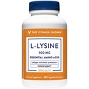 A Shoppe L- Lysine 500MG vitamin naponta egyszer (300 kapszula)